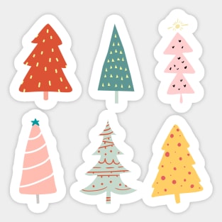 Christmas Trees Sticker